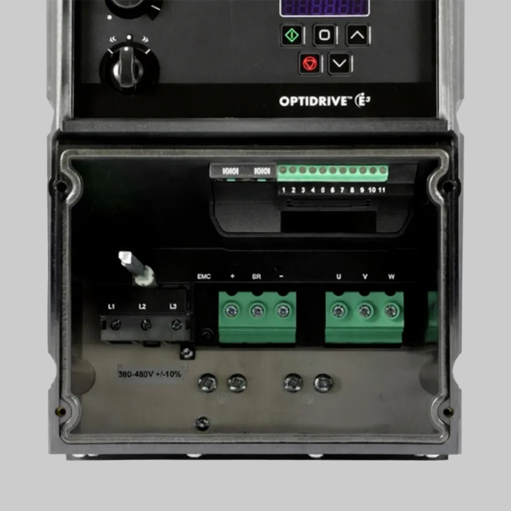 E3 IP66 Indoor/Outdoor 18.5kW 400V 3ph AC Inverter, DBr, SW, C1 EMC