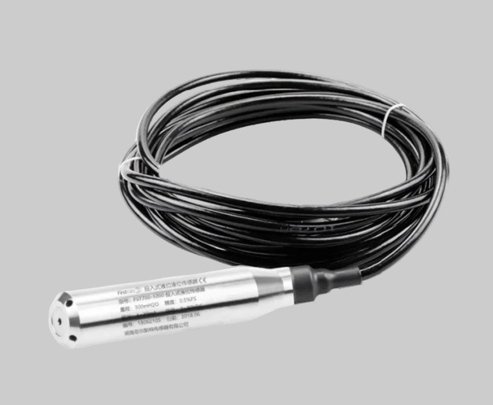 Submersible Liquid Level Sensor 0-100m, Cable 100m, 4-20mA, 9-30V IP68
