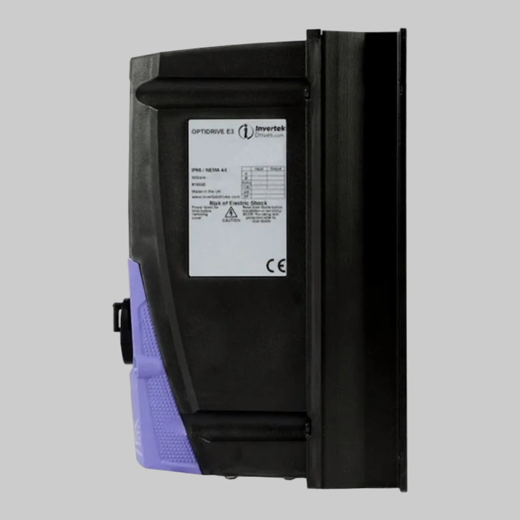 E3 IP66 Indoor/Outdoor 0.37kW 230V 1ph to 3ph AC Inverter, SW, C1 EMC