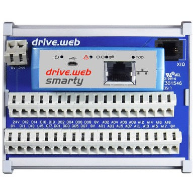 smarty1 | Automation Controller, Ethernet and USB, Distributed Control, 32 I/O Points (Analog Out Unipolar)