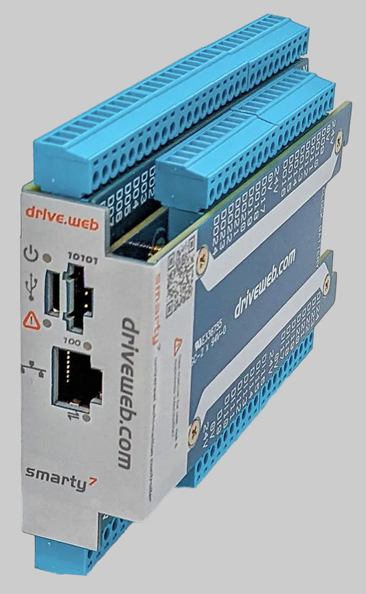smarty7-XDIO | Automation Controller, Ethernet and USB, Distributed Control, 32 I/O Points, 6x Frequency I/O, 2x Encoder Inputs, Optional Expandable I/O, P2 Build