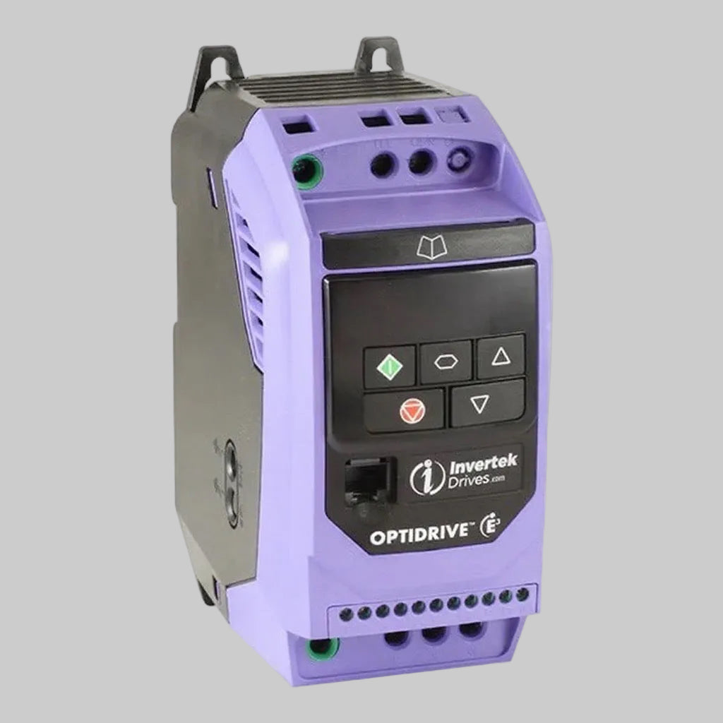 E3 IP20 0.37kW AC Inverter for Single Phase 230V motor